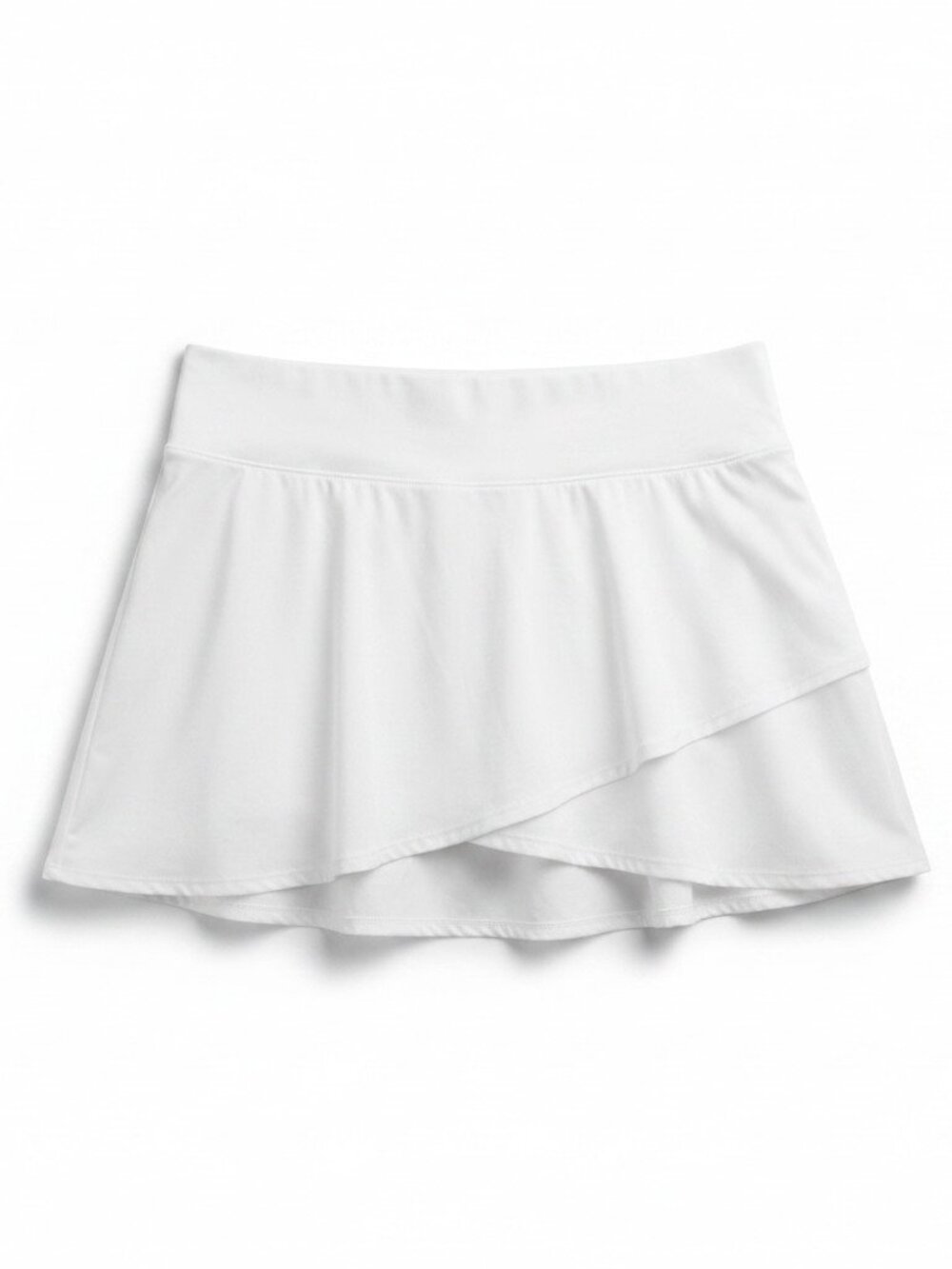 JoyLab White Flowy Fit Phone Pocket High Rise Skort Womens L